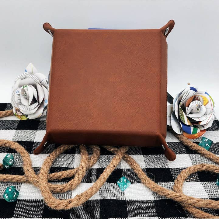 Triangle Treasury - Wholesale Dice - Cat Dungeon Master DND/Game Dice Tray2