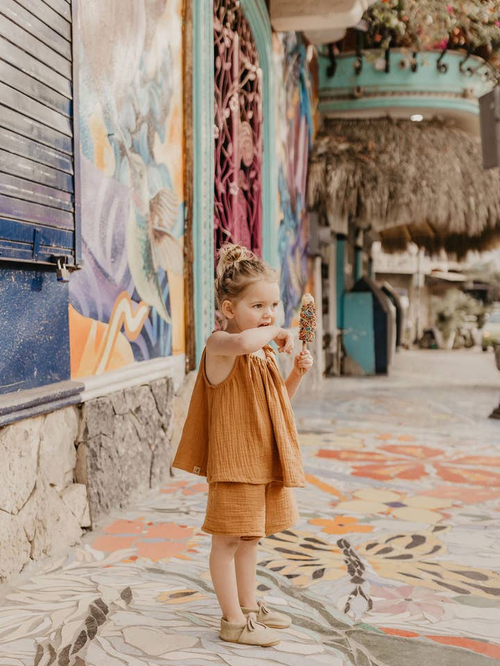 Lucy double layer gauze Swing Set for wholesale by Tate & Adele