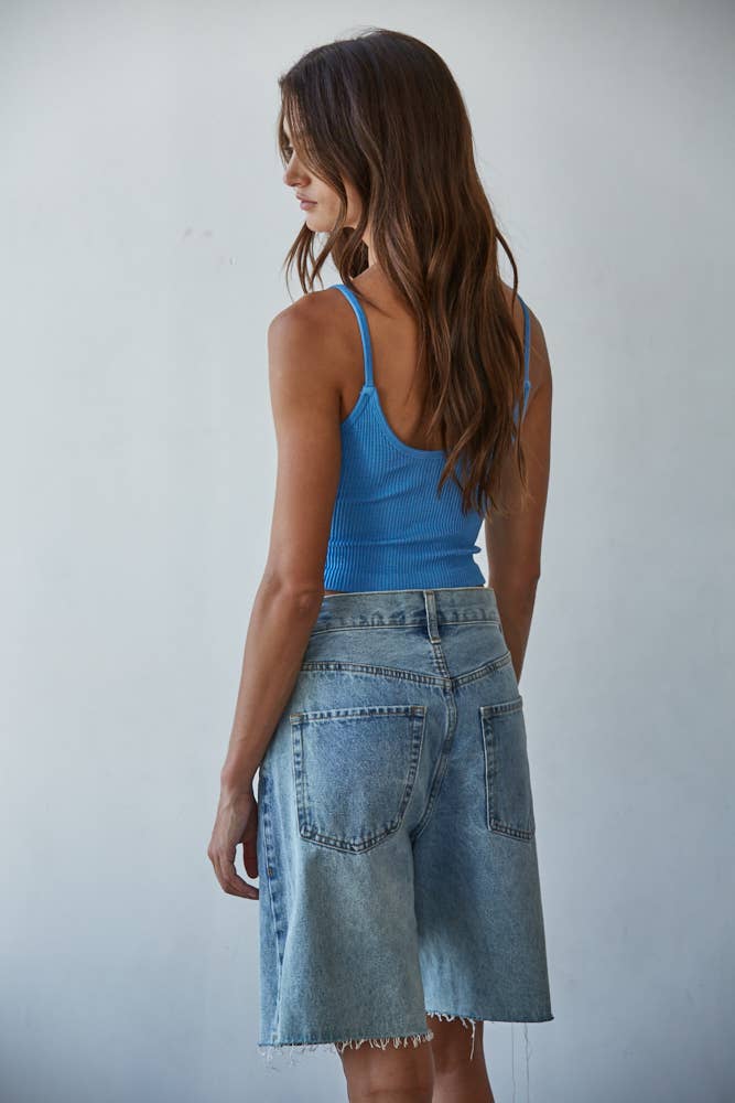 By Together - Wholesale Knit Top - Women's - S1072 | Knit Ribbed Seamless UV Neck Brami10