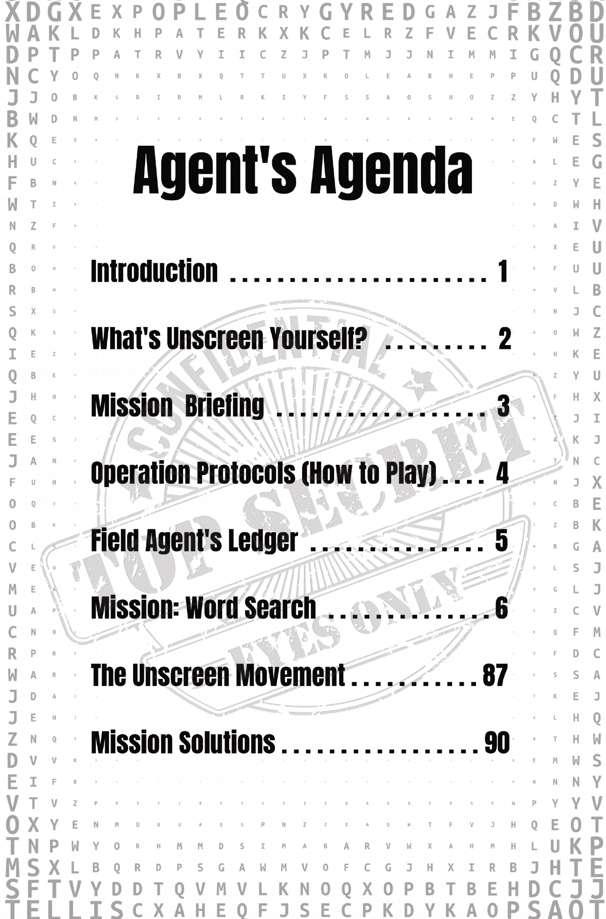 Unscreen Yourself! - Wholesale Puzzle - Adult - The Art of Espionage – Spy-Themed Word Search with Trivia6