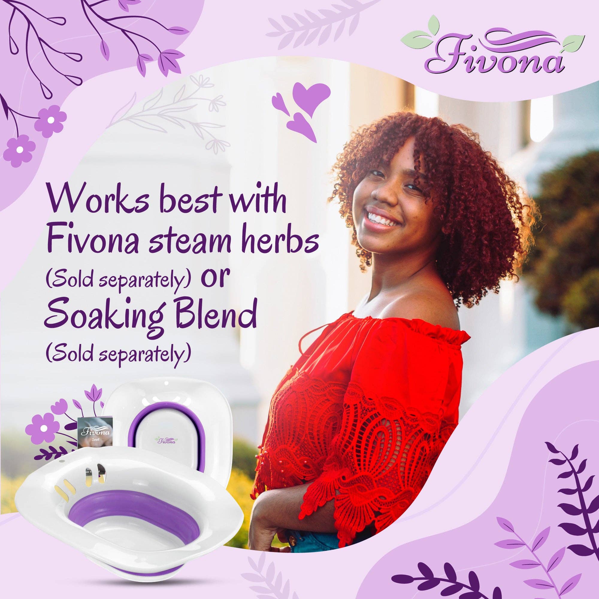 FIVONA - Wholesale Bath & Body Set - Yoni Steam Sitz Bath Seat for Postpartum and Hemorrhoids5