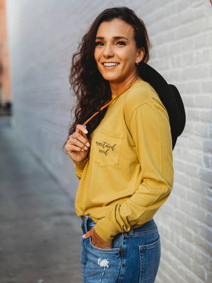 Mustard Seed LS for wholesale by Bayou Blend Apparel