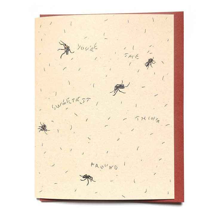 Mosquito Bite Card for wholesale by Wild Life Illustration Co.