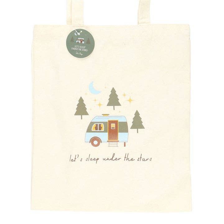 Something Different Wholesale - Wholesale Tote Bag - Women's - Let's Sleep Under the Stars Caravan Camping Tote Bag2