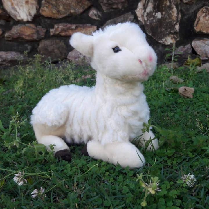 Bocchetta Plush Toys - Wholesale Stuffed/plush toy – Kids & baby - Lola - Cream lamb Size 30cm/11.8"1