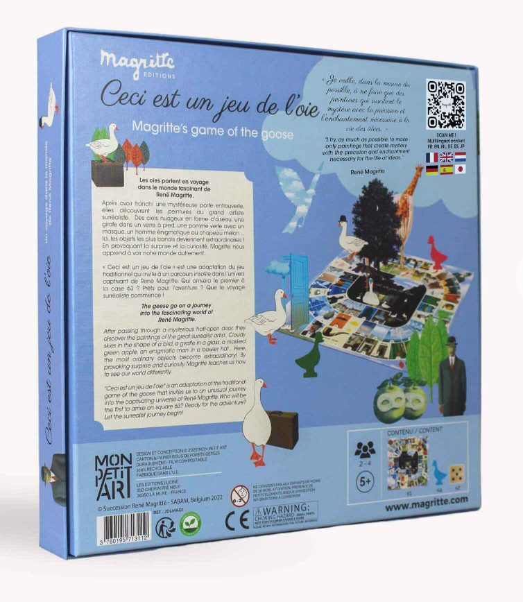 Mon Petit Art - Wholesale Board Game - Magritte's Game of the Goose (Price Change!)1