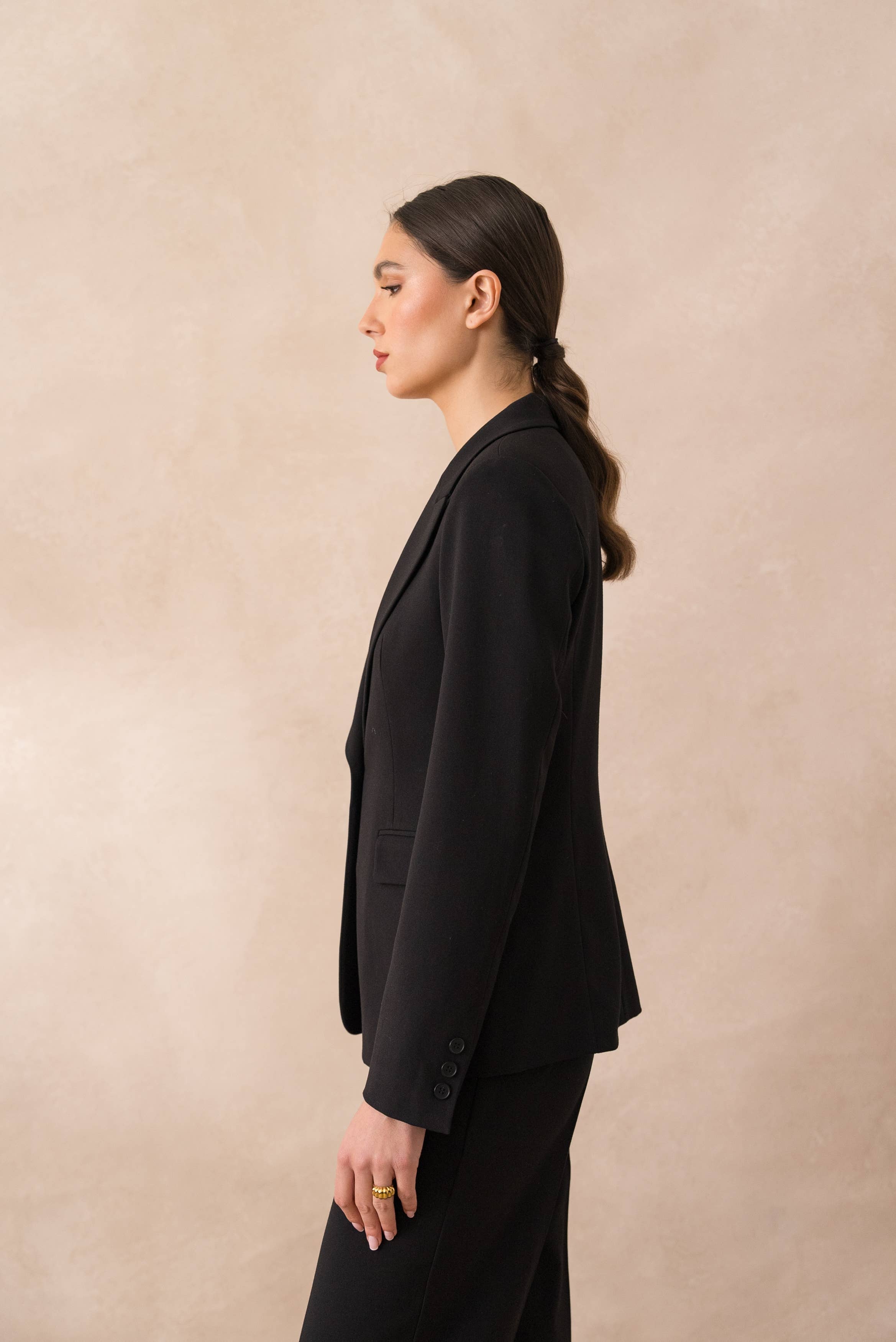 Attentif Paris – wholesale Kostymjacka – Dam – Heather figursydd kavaj för dam82