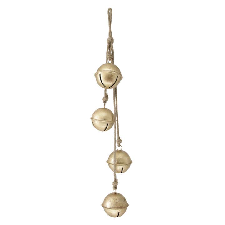 Round Gold Bells Hanger for wholesale by Fieldstone Home