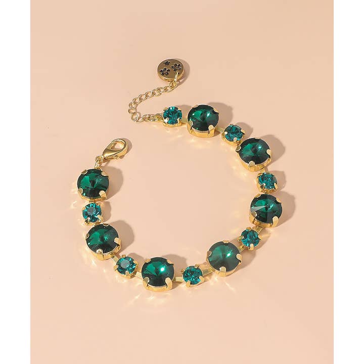 Blossom bijoux - Wholesale Link & Chain Bracelet - Rhinestone bracelet 25AHBR0032