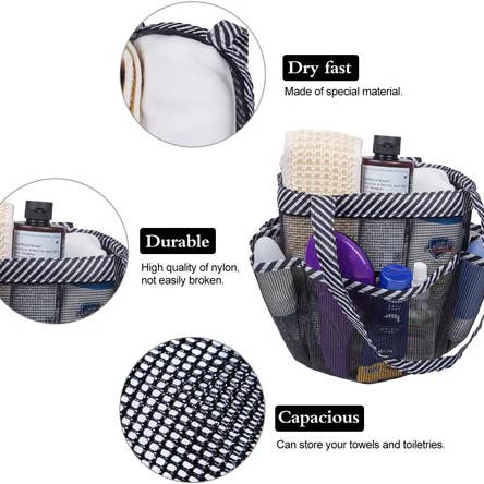 APHISON - Wholesale Bath Caddy - Mesh Shower Caddy Tote7