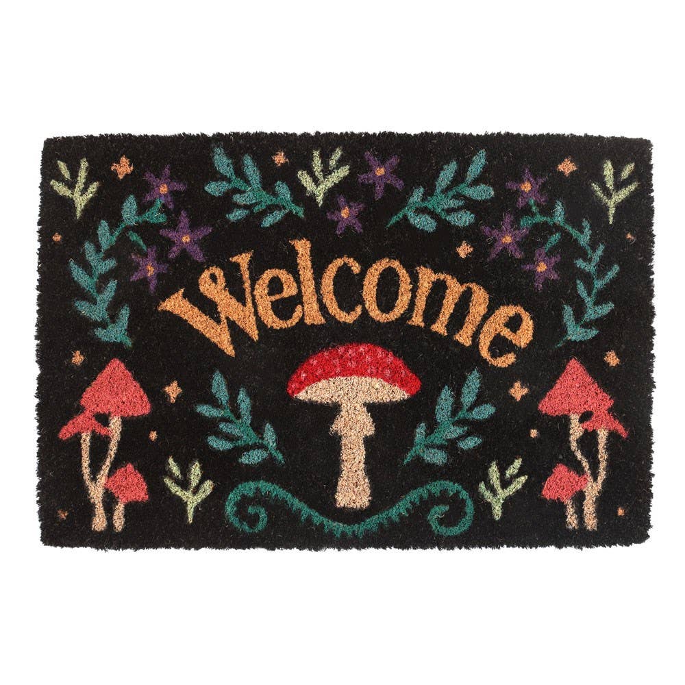 Wholesale 15516 Welcome Mushroom Doormat Home Decor C/10 for your