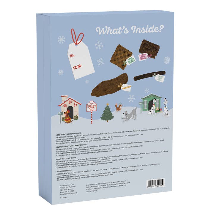 Table Scraps - Wholesale Pet Treats - Dog - Disney Christmas Bark Advent Calendar - 25 Days of Jerky2