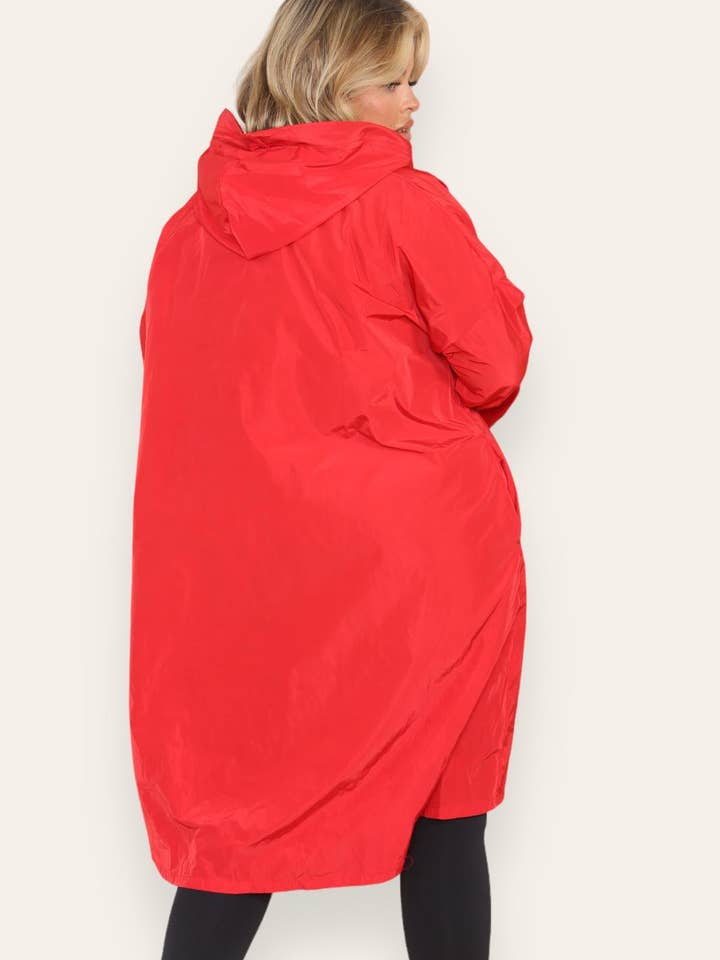 Miss Bold - Wholesale Raincoat - Women's - Oversized Hooded Rain Mac50