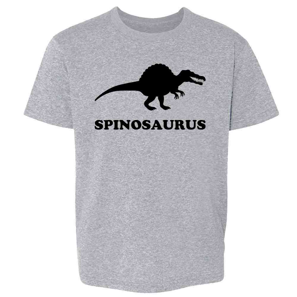 Pop Threads - Wholesale T-shirt met zeefdruk - Kinderen - Spinosaurus Retro Dinosaurus Jura Krijt Kinderen0