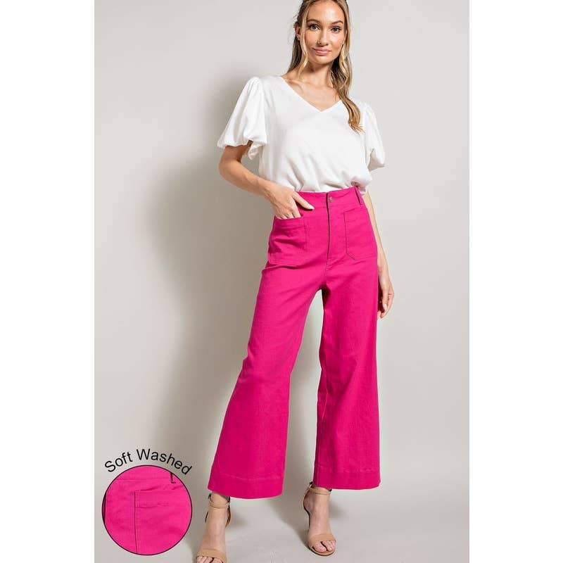 STYLE USA - Vendita all'ingrosso Pantalone - Donna - Pantaloni larghi lavati in morbido tessuto9