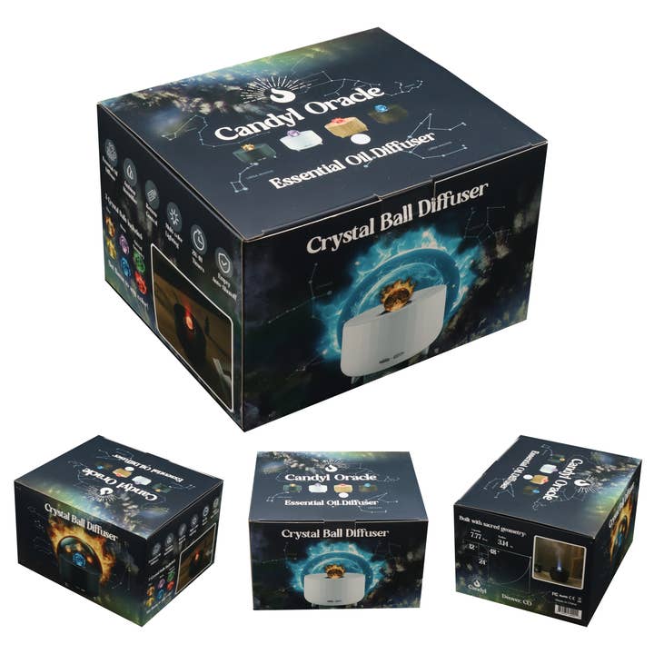 Candyl - Wholesale Electronic Diffuser - Candyl Oracle Crystal Ball Flame Essential Oil Diffuser4