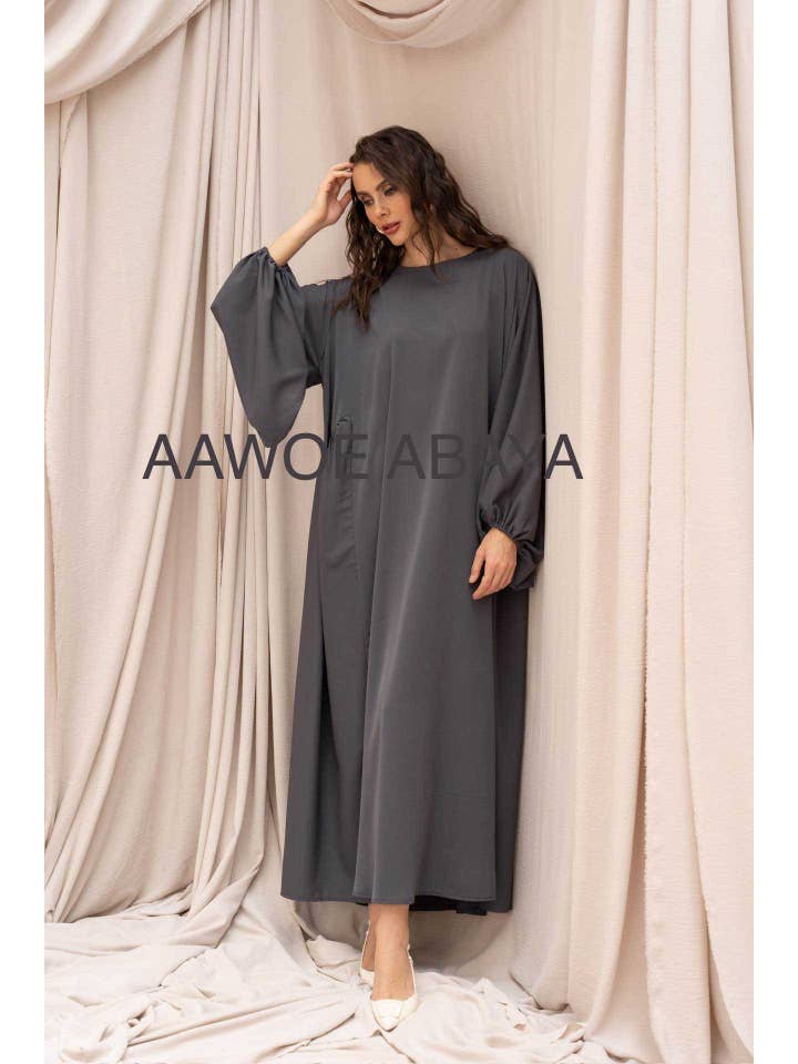 Aawoe Abaya - Wholesale Dress - Women's - Elegant Abaya Dress - 2466-ROB38