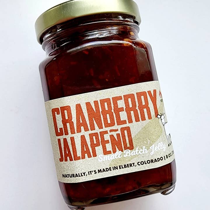 Jam Cranberry Jalapeno for wholesale by Naked Goat Farm Ltd.