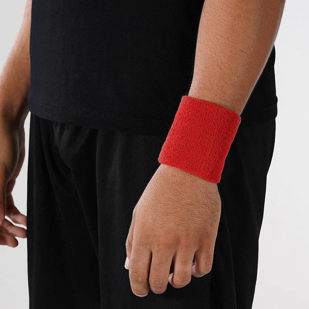 Hue Red Cotton Wristband for wholesale on Faire1