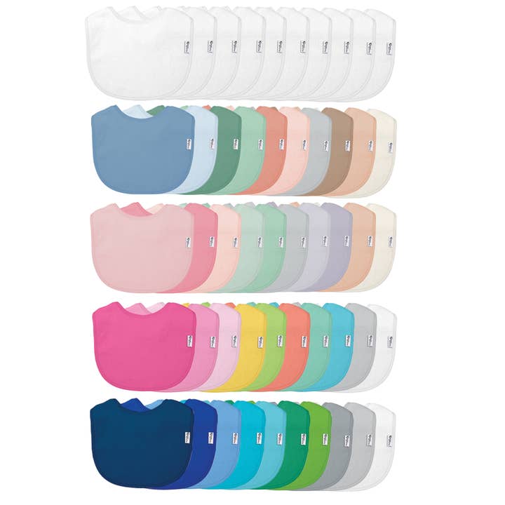 Green Sprouts - Wholesale Bib - Baby - Stay-Dry Everyday Bibs (10pk)