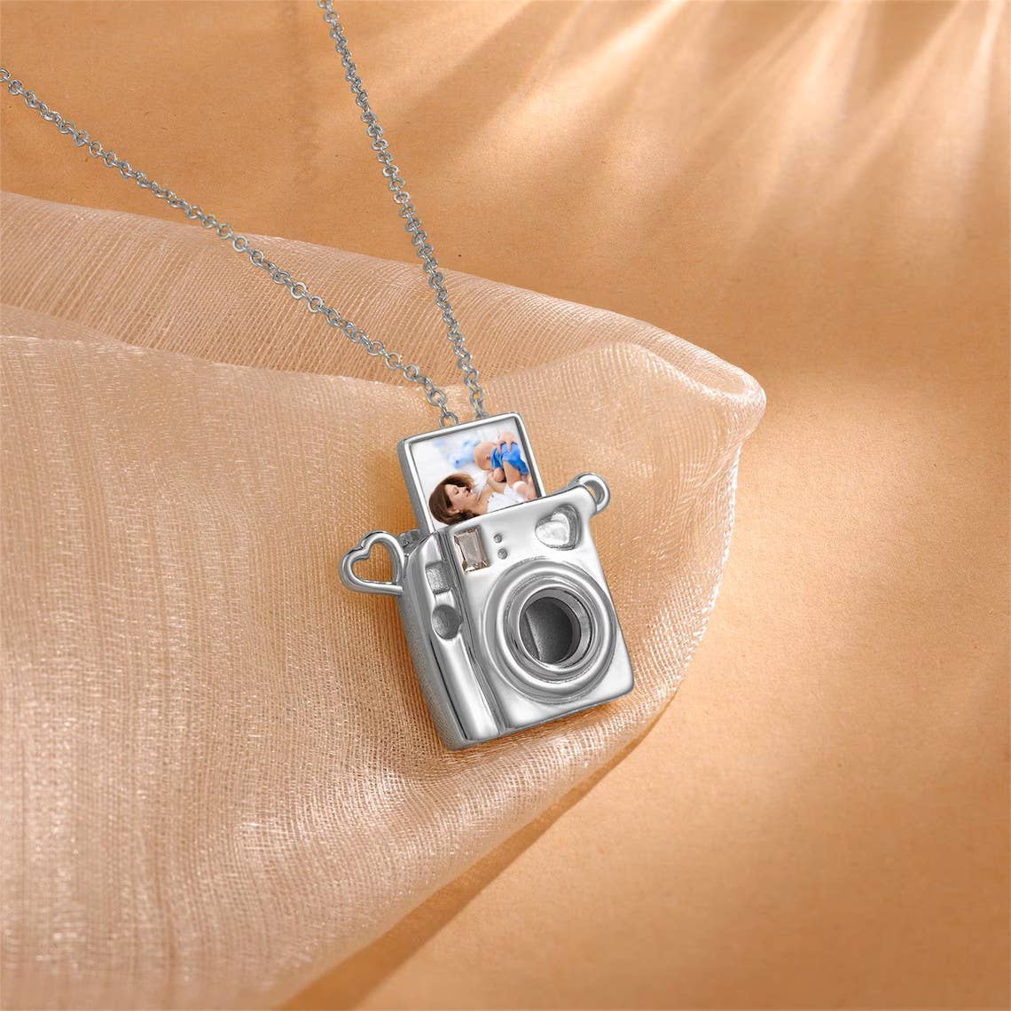 Syrrios Gifts LLC - Wholesale Pendant/Charm Necklace - Camera Necklace with Personalized Photo Photography Pendant 7