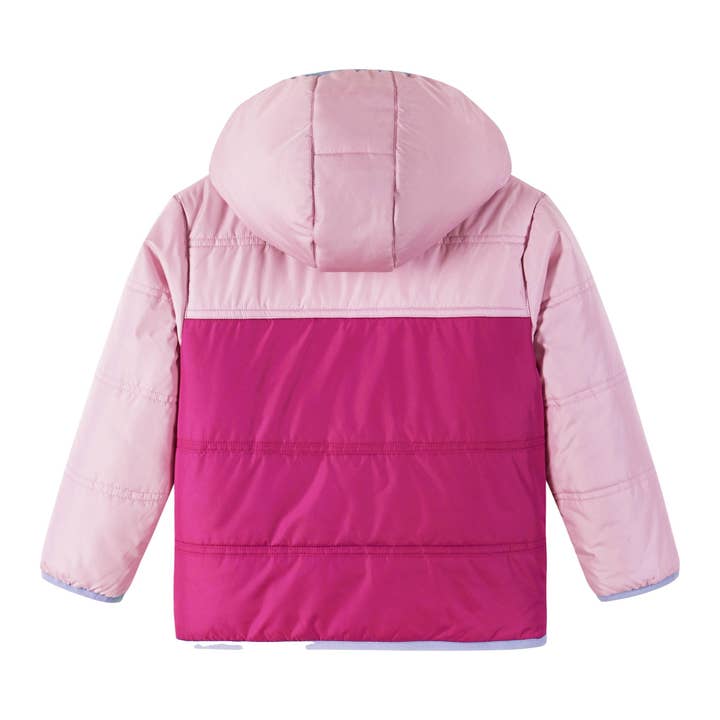 Kids Colorblock Sherpa Jacket | Pink for wholesale on Faire