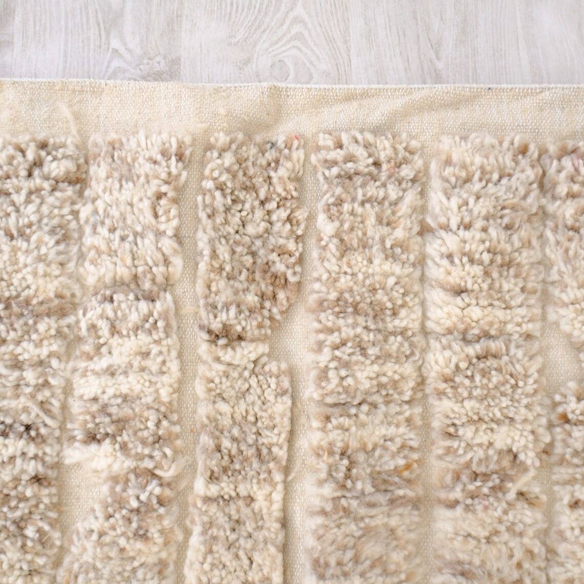 Moroccan Woven Treasures – wholesale Area rug – Beige Moroccan Rug, Beige Shag rug, Berber rug,9x12 area rug5