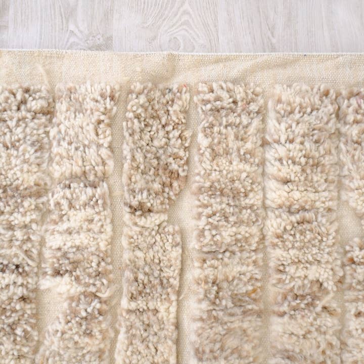 Moroccan Woven Treasures – wholesale Area rug – Beige Moroccan Rug, Beige Shag rug, Berber rug,9x12 area rug5