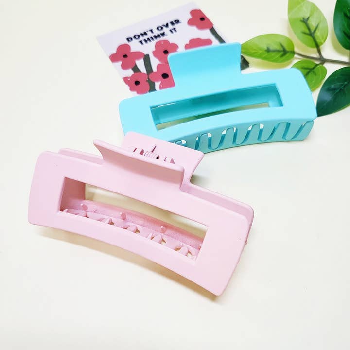 Matte Color Hair Claw Clip for wholesale on Faire