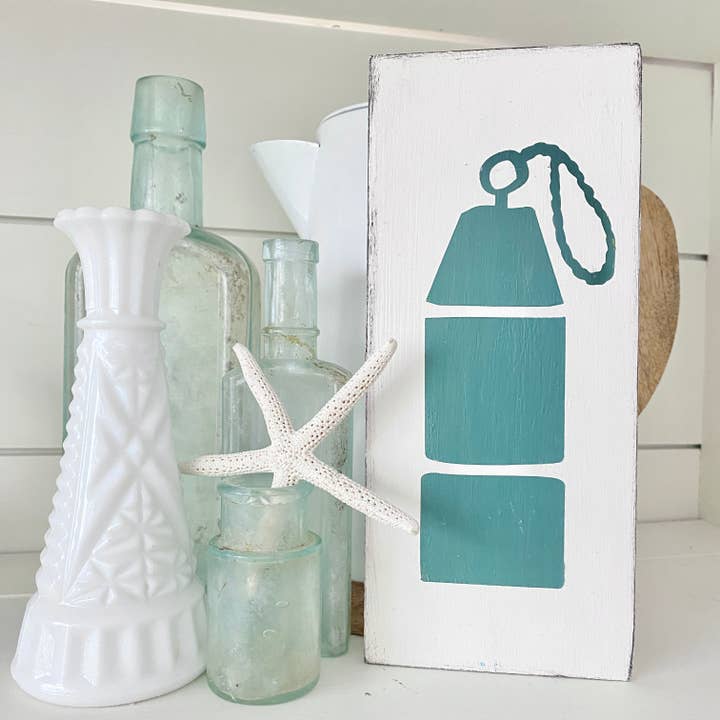 Buoy Sign, nautical decor, coastal decorating, lake decor for wholesale by Anchored Soul Designs