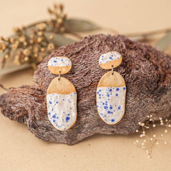 Sea Spray Statement Earrings for wholesale by Sand and Fire Designs