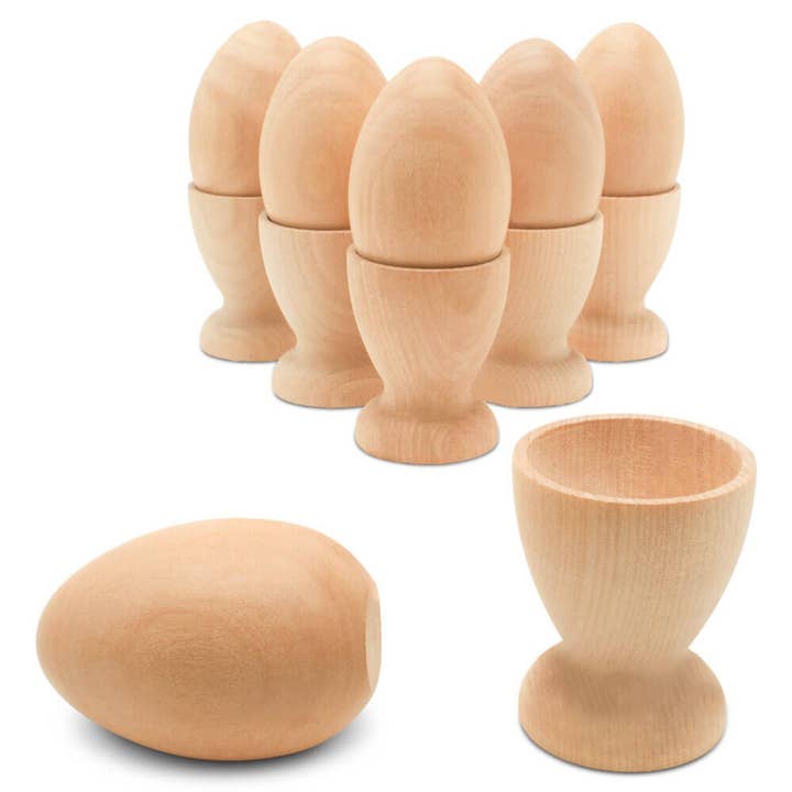 Woodpeckers Crafts - Wholesale Egg Cup/Holder - Wooden Egg Cup Holders for 2-1/2" Egg6