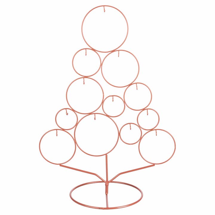 Pequena árvore de metal cobre com ganchos por atacado de VdE Tivoli 1996