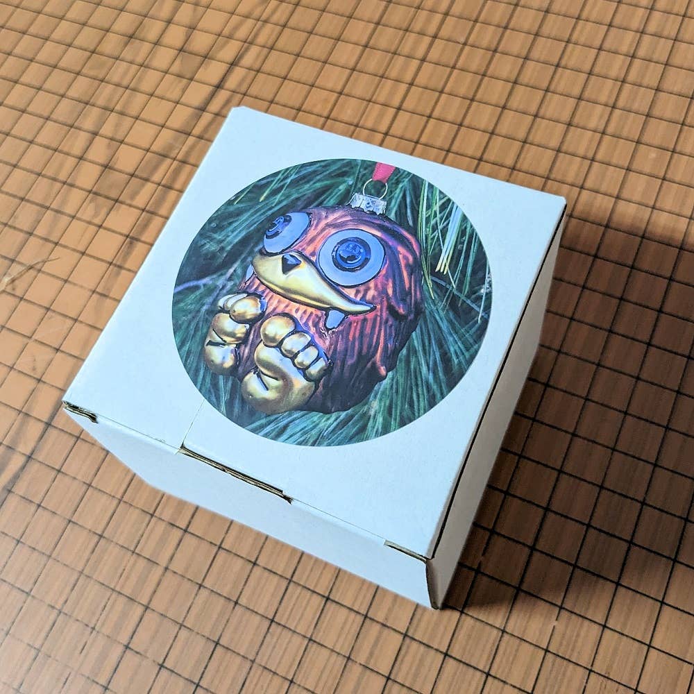 It's a Henry - Wholesale Ornament - Baby Sasquatch Glass Ornament2