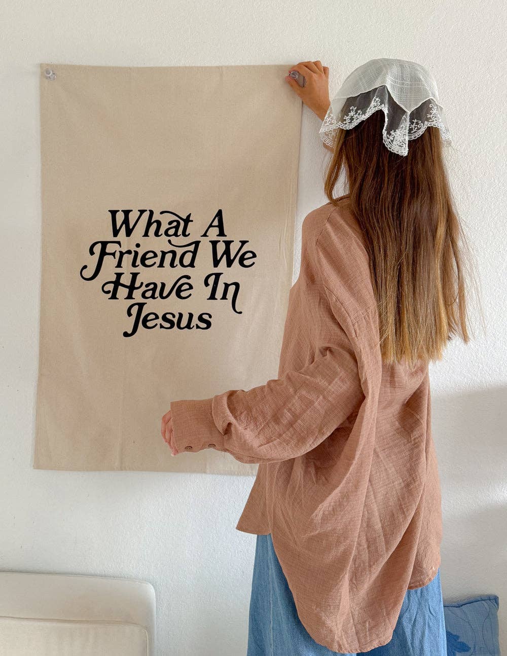 Elevated Faith - Wholesale Tapestry/Textile - What a Friend in Jesus Tapestry2
