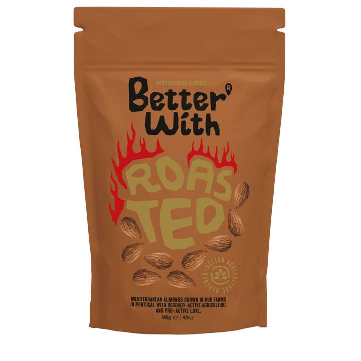 Better With Almonds - Wholesale Nuts - Almonds Better With Roasted - 140g