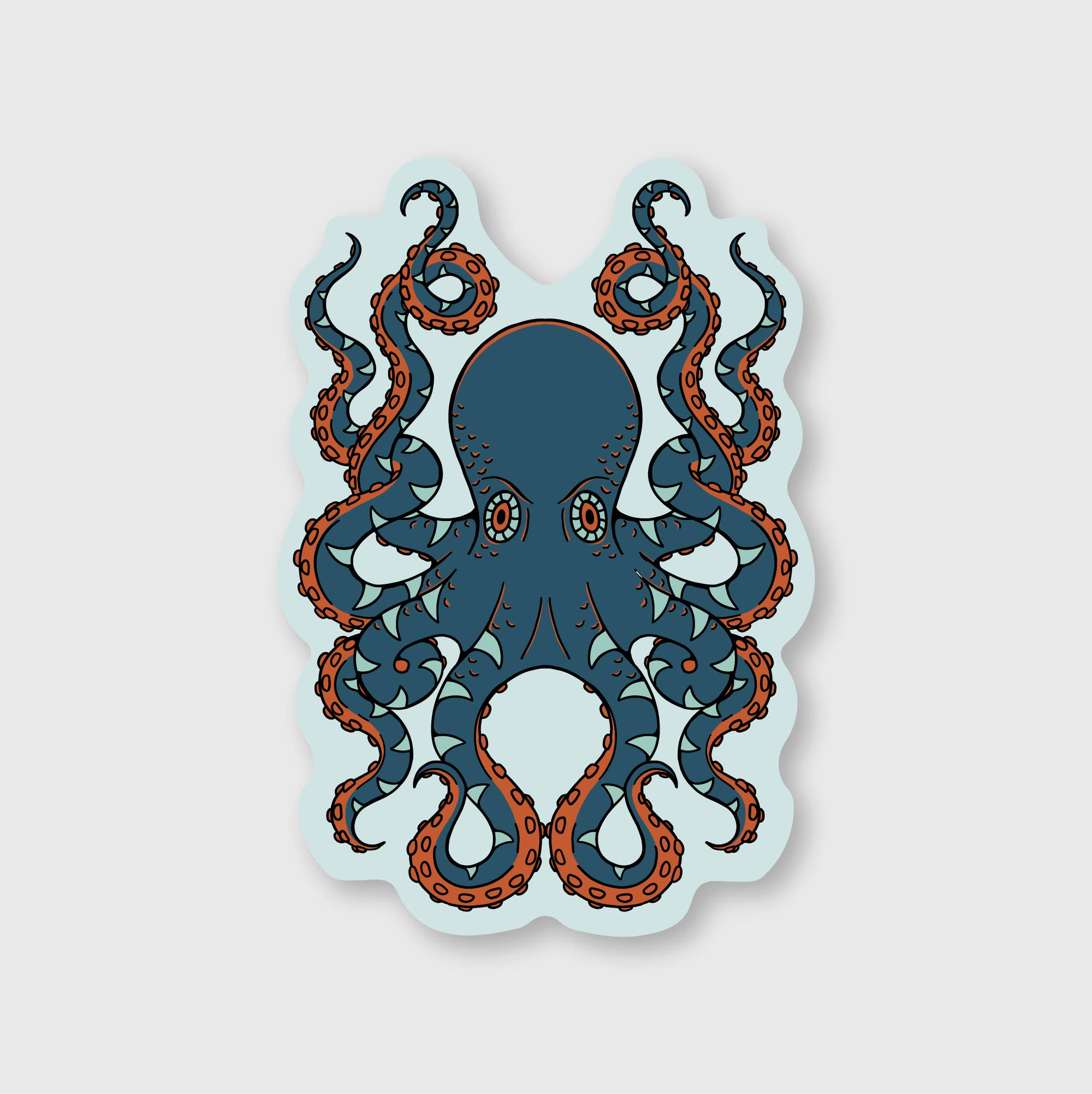 Pike Street Press - Wholesale Sticker - Bold Octopus Sticker