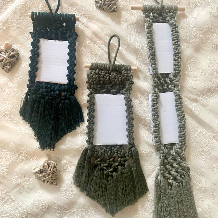 Knotting Studio - Wholesale Picture Frame - Macrame Photo Frame Hanger/Valentine gift/Home Decor
