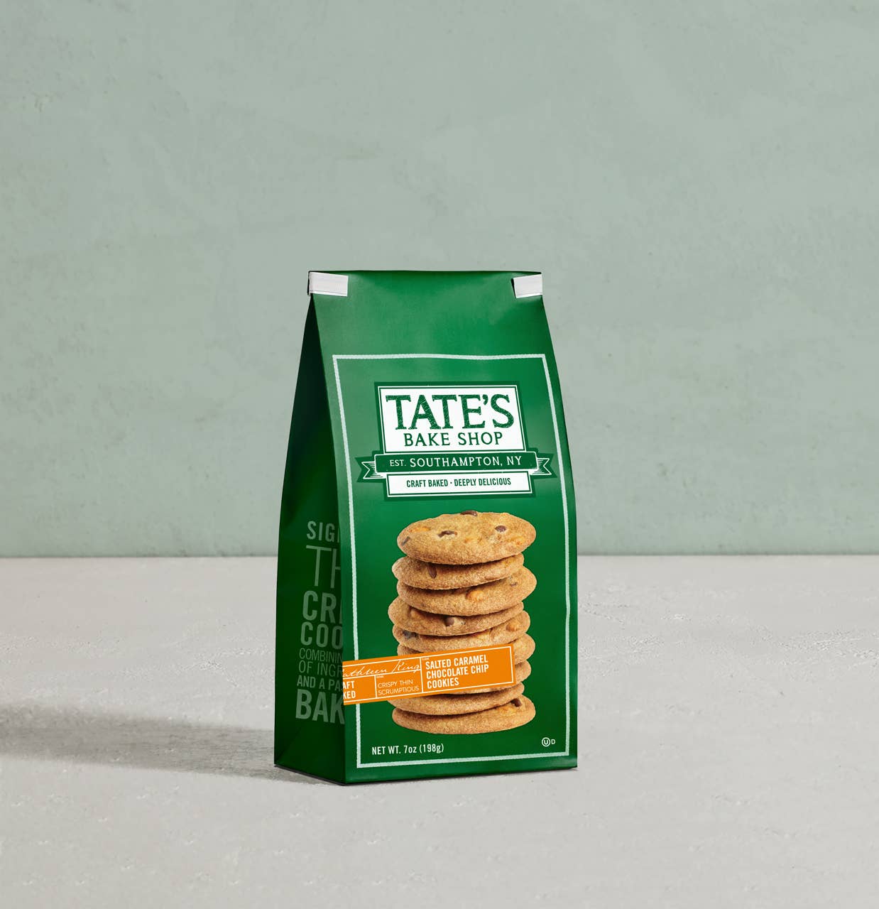 Tate's Bake Shop - Wholesale Cookie - Salted Caramel Chocolate Chip Cookies | 6.5oz | 12 Count