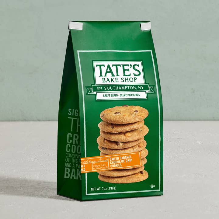 Tate's Bake Shop - Wholesale Cookie - Salted Caramel Chocolate Chip Cookies | 6.5oz | 12 Count0