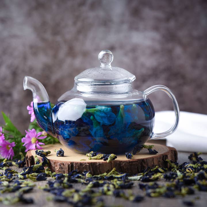 Terralux LLC - Wholesale Loose Tea - Butterfly Pea Flower Tea3