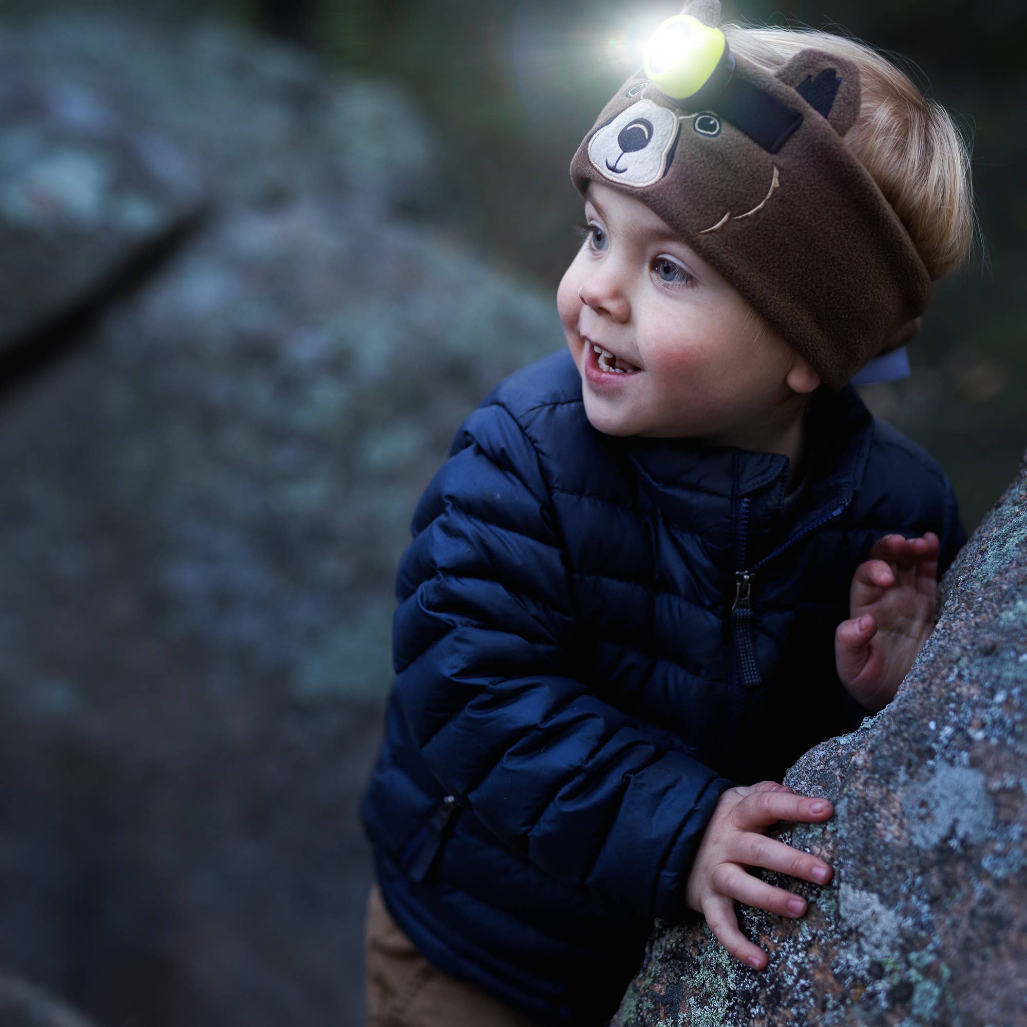 Big Discoveries / Sun Co. - Wholesale Light-Up Toy - Kids & Baby - WildLight Headband-Headlamp - Bright LED - Bear2