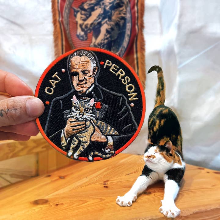 La Barbuda - No U.S. custom fees - Wholesale Patch - Godfather Cat Person stick-on patch1