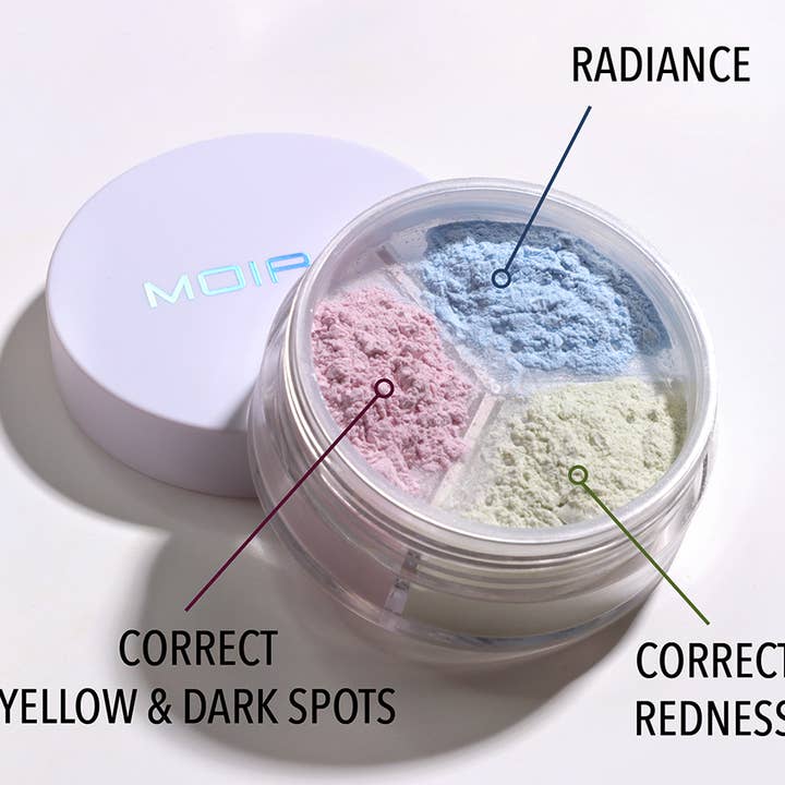 Moira Cosmetics - Wholesale Make-up setting spray/powder - SET & CORRECT LOOSE SETTING POWDER - 001, COLOR NEUTRALIZER1