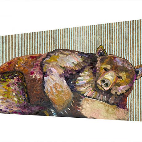 Décoration murale sur toile Grizzly Bear Dreams pour la vente par GreenBox Art