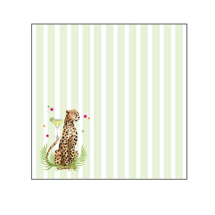 Margarita Cheetah Napkins for wholesale by Surcie