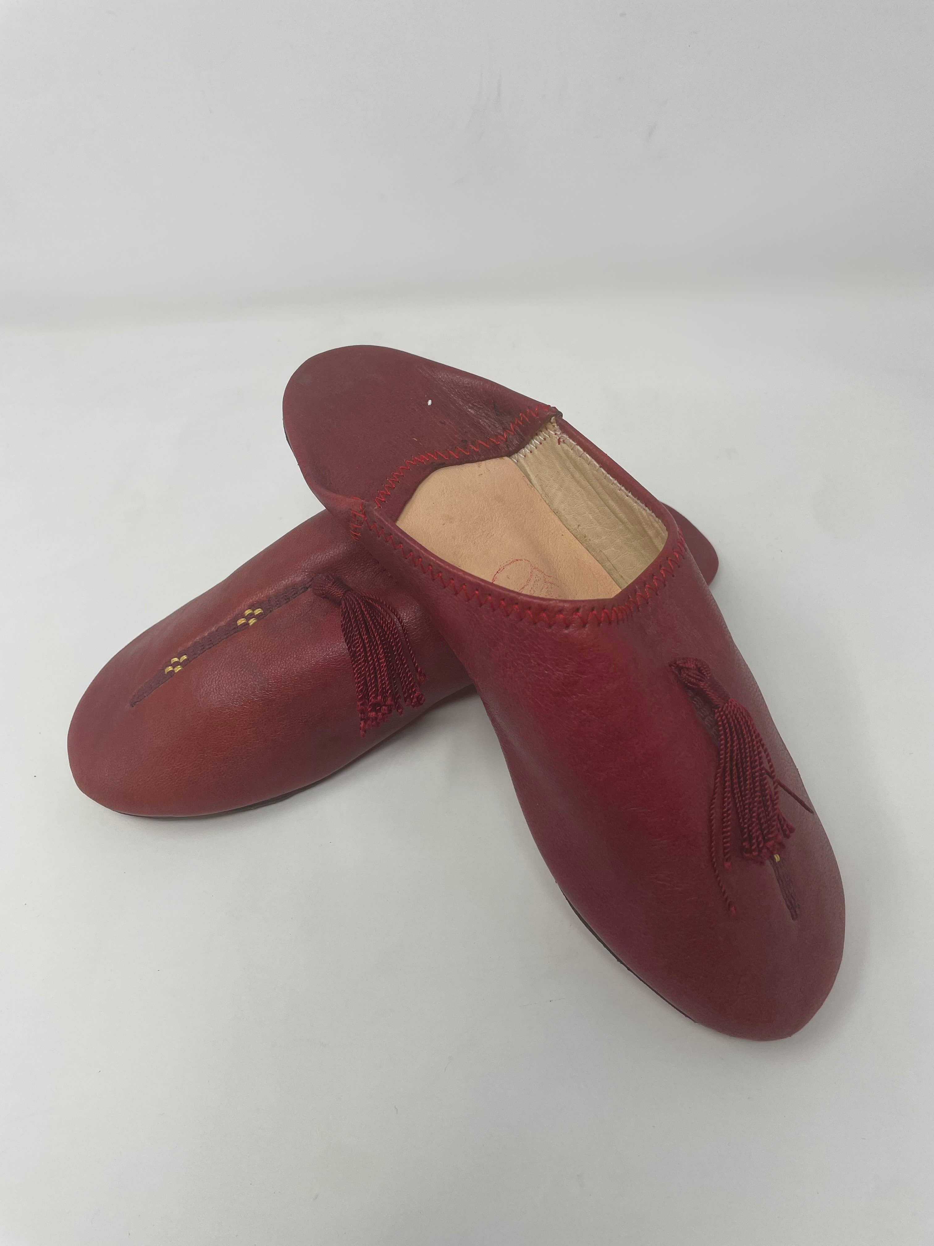 Nai Gifts - Wholesale Slippers - Women's - Genuine Tassel Leather Babouche Slipper 1