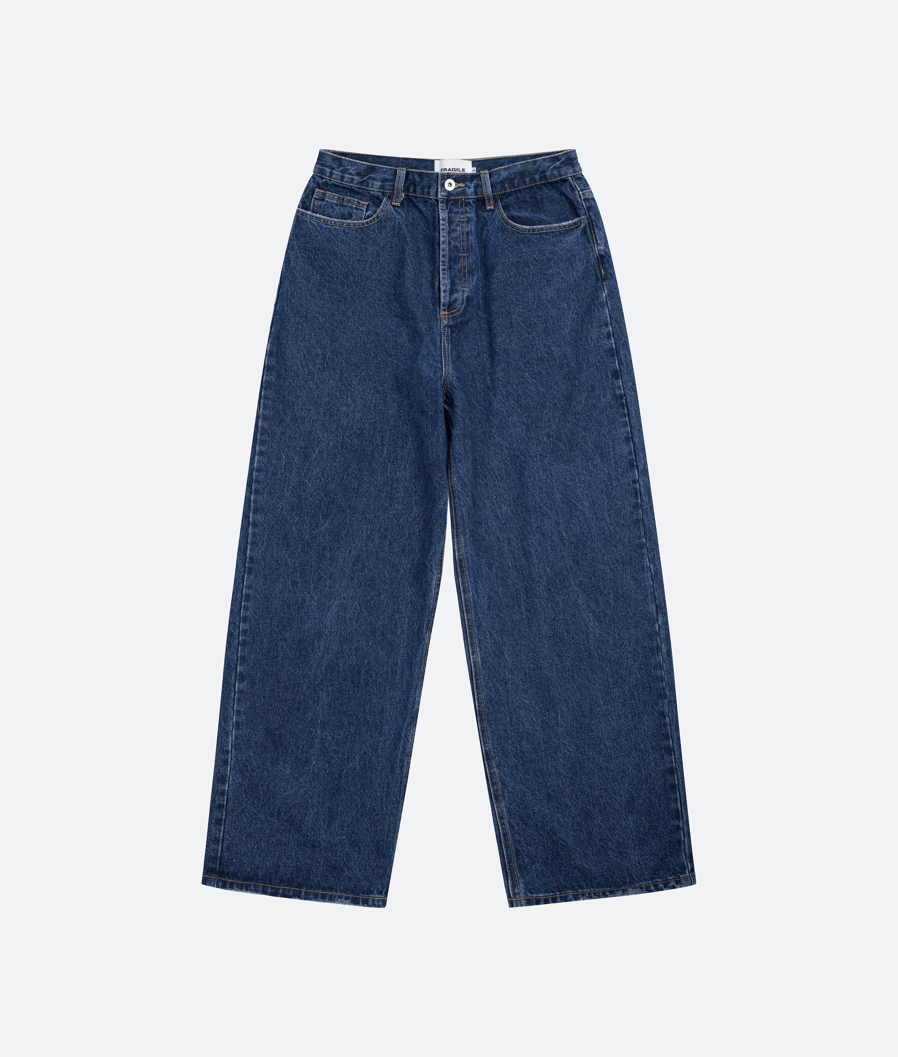 FRGL - Wholesale Jeans - Heren - Fragile® Indigo Wash Baggy Spijkerbroek