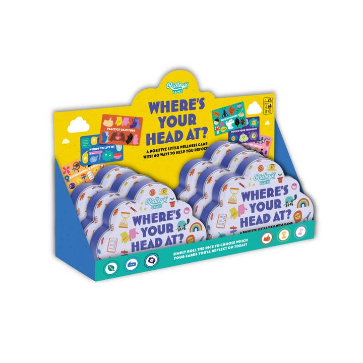 Chronicle Books - Wholesale Card Game - Where's Your Head At? game CDU of 6