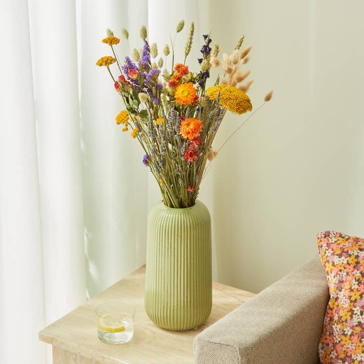 Wildflowers by Floriette - Wholesale Dried/Pressed Flowers - Dried Flowers - Field Bouquet - Orange